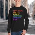 Vintage Live Life Like A Book Florida Would Ban LGBT Month Youth Crewneck Sweatshirt Vintage Live Life Like A Book Florida Would Ban LGBT Month Youth Crewneck Sweatshirt