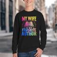 My Wife Is My Favorite Author Book Writer Writing Husband Youth Crewneck Sweatshirt