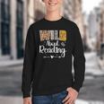 Wild About Reading Book Lover Bookworm Library Day Youth Crewneck Sweatshirt