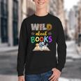 Wild About Reading Books Reader Bookworm Animals Book Lover Youth Crewneck Sweatshirt Wild About Reading Books Reader Bookworm Animals Book Lover Youth Crewneck Sweatshirt