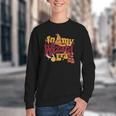 In My Wizard Era Groovy Bookish Fantasy Reader Book Lover Youth Crewneck Sweatshirt