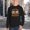 Women's Read Your Heart Out Teacher Valentines Reading Book Love Youth Crewneck Sweatshirt Women's Read Your Heart Out Teacher Valentines Reading Book Love Youth Crewneck Sweatshirt
