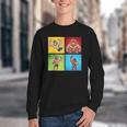 Wrestling Comic Book Wrestler Mexican Lucha Libre Mask Youth Crewneck Sweatshirt