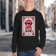 Yes Sir The Good-Girl The Good-Girl Tarot Card Smut Book Youth Crewneck Sweatshirt