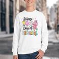 100th Day Of School Teacher Books 100 Days Of Preschool Girl Youth Crewneck Sweatshirt