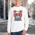 Adorable Book Lover Quokka With Reading Glasses Cute Youth Crewneck Sweatshirt