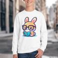 Adorable Book Lover Rabbit With Reading Glasses Cute Premium Youth Crewneck Sweatshirt