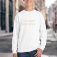The Book Was Better Distressed Grunge Minimalist Text Premium Youth Crewneck Sweatshirt