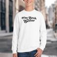 The Book Was Better Book Lover Reading Premium Tri-Blend Youth Crewneck Sweatshirt