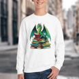 Book Dragon Reading Books Youth Crewneck Sweatshirt