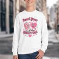 Book Lover Read Your Heart Out Teacher Kids Valentines Youth Crewneck Sweatshirt