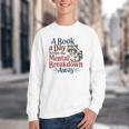 Book Lovers a Book a Day Keeps The Mental Breakdown Away Youth Crewneck Sweatshirt