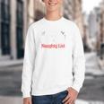 My Book Preference Naughty List Readers Christmas Joke Youth Crewneck Sweatshirt