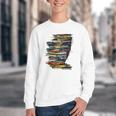 Book Women Graphic Art Colorful Eyes Youth Crewneck Sweatshirt Book Women Graphic Art Colorful Eyes Youth Crewneck Sweatshirt