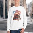 Books Fireworks 4th Of July Bookworm Patriotic Reader Youth Crewneck Sweatshirt Books Fireworks 4th Of July Bookworm Patriotic Reader Youth Crewneck Sweatshirt
