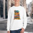 Books Painting Colorful Art Abstract Graphic Books Youth Crewneck Sweatshirt Books Painting Colorful Art Abstract Graphic Books Youth Crewneck Sweatshirt