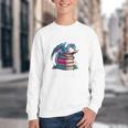 Bookworm Please I'm A Book Dragon Blue Dragon Youth Crewneck Sweatshirt