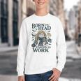Born To Read Forced To Work Bookish Girl Book Lover Youth Crewneck Sweatshirt Born To Read Forced To Work Bookish Girl Book Lover Youth Crewneck Sweatshirt