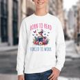 Born To Read Forced To Work Reading Skeleton Bookish Book Youth Crewneck Sweatshirt Born To Read Forced To Work Reading Skeleton Bookish Book Youth Crewneck Sweatshirt