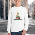 Christmas Tree Of Books Holiday Youth Crewneck Sweatshirt