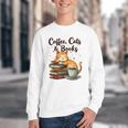 Coffee Cats And Books Lover For Women & Girls Coffee Youth Crewneck Sweatshirt Coffee Cats And Books Lover For Women & Girls Coffee Youth Crewneck Sweatshirt