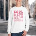 Cool Kids Read Books Library Book Reader Book Nerd Youth Crewneck Sweatshirt