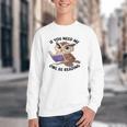 Cool Owl If You Need Me Owl Be Reading Book Students Youth Crewneck Sweatshirt