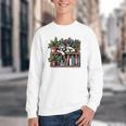 Cosy Sloth In Bookshelf With Plants Youth Crewneck Sweatshirt