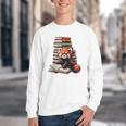 Cute Red Panda Reading Book Animal Bookworm Youth Crewneck Sweatshirt