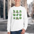 Cute Shamrock Reading St Patricks Day Teacher Book Lovers Youth Crewneck Sweatshirt Cute Shamrock Reading St Patricks Day Teacher Book Lovers Youth Crewneck Sweatshirt