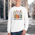 Cute Wildflower Book School Counseling Life School Counselor Youth Crewneck Sweatshirt Cute Wildflower Book School Counseling Life School Counselor Youth Crewneck Sweatshirt