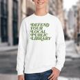 Defend Your Local Public Library For Book Lovers Youth Crewneck Sweatshirt