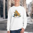 Dog Cooking The Books Youth Crewneck Sweatshirt