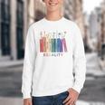 Equality Flower Books Equal Rights Social Justice Feminist Youth Crewneck Sweatshirt Equality Flower Books Equal Rights Social Justice Feminist Youth Crewneck Sweatshirt