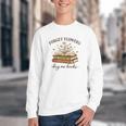 Forget Flowers Buy Me Books Book Lover Youth Crewneck Sweatshirt