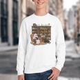 Ghost Reading Book Cat Lover Halloween Reading Enthusiast Youth Crewneck Sweatshirt Ghost Reading Book Cat Lover Halloween Reading Enthusiast Youth Crewneck Sweatshirt