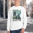 Godzilla Ocean Scene Comic Book Illustration Movie Monster Youth Crewneck Sweatshirt Godzilla Ocean Scene Comic Book Illustration Movie Monster Youth Crewneck Sweatshirt