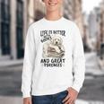 Great Pyrenees Dog Breed Life Is Better With Books And Great Youth Crewneck Sweatshirt Great Pyrenees Dog Breed Life Is Better With Books And Great Youth Crewneck Sweatshirt
