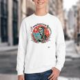 Grim Reaper Reads a Book Youth Crewneck Sweatshirt