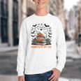 Haunted By My TBR Boo Halloween Book Lover Librarian Youth Crewneck Sweatshirt