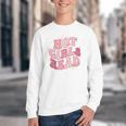 Hot Girls Read Cute Book Lover Reading Club Youth Crewneck Sweatshirt