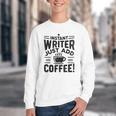 Instant Writer Just Add Coffee Author Book Writing Books Youth Crewneck Sweatshirt