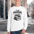 It's Not Hoarding If It's Books Book Lover Readers Youth Crewneck Sweatshirt
