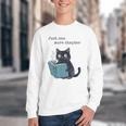 Just One More Chapter Bookworm Cat Book Lover Youth Crewneck Sweatshirt
