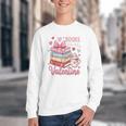 Librarian Books Are My Valentine Teacher Valentines Teach Youth Crewneck Sweatshirt