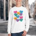 Librarian Shirt Valentines Book Worm Reading Tshirt Premium Tri-Blend Youth Crewneck Sweatshirt