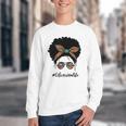 Librarian Teacher Messy Bun Life Book Library Back To School Youth Crewneck Sweatshirt Librarian Teacher Messy Bun Life Book Library Back To School Youth Crewneck Sweatshirt