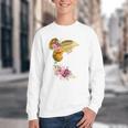 And Into The Library She Goes Book Lover Reading Bookworm Youth Crewneck Sweatshirt