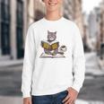 Life Is Better With Cats Coffee Books Cat Reading Book Youth Crewneck Sweatshirt Life Is Better With Cats Coffee Books Cat Reading Book Youth Crewneck Sweatshirt