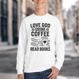 Love God Drink Coffee Read Books For Book Lovers Youth Crewneck Sweatshirt Love God Drink Coffee Read Books For Book Lovers Youth Crewneck Sweatshirt